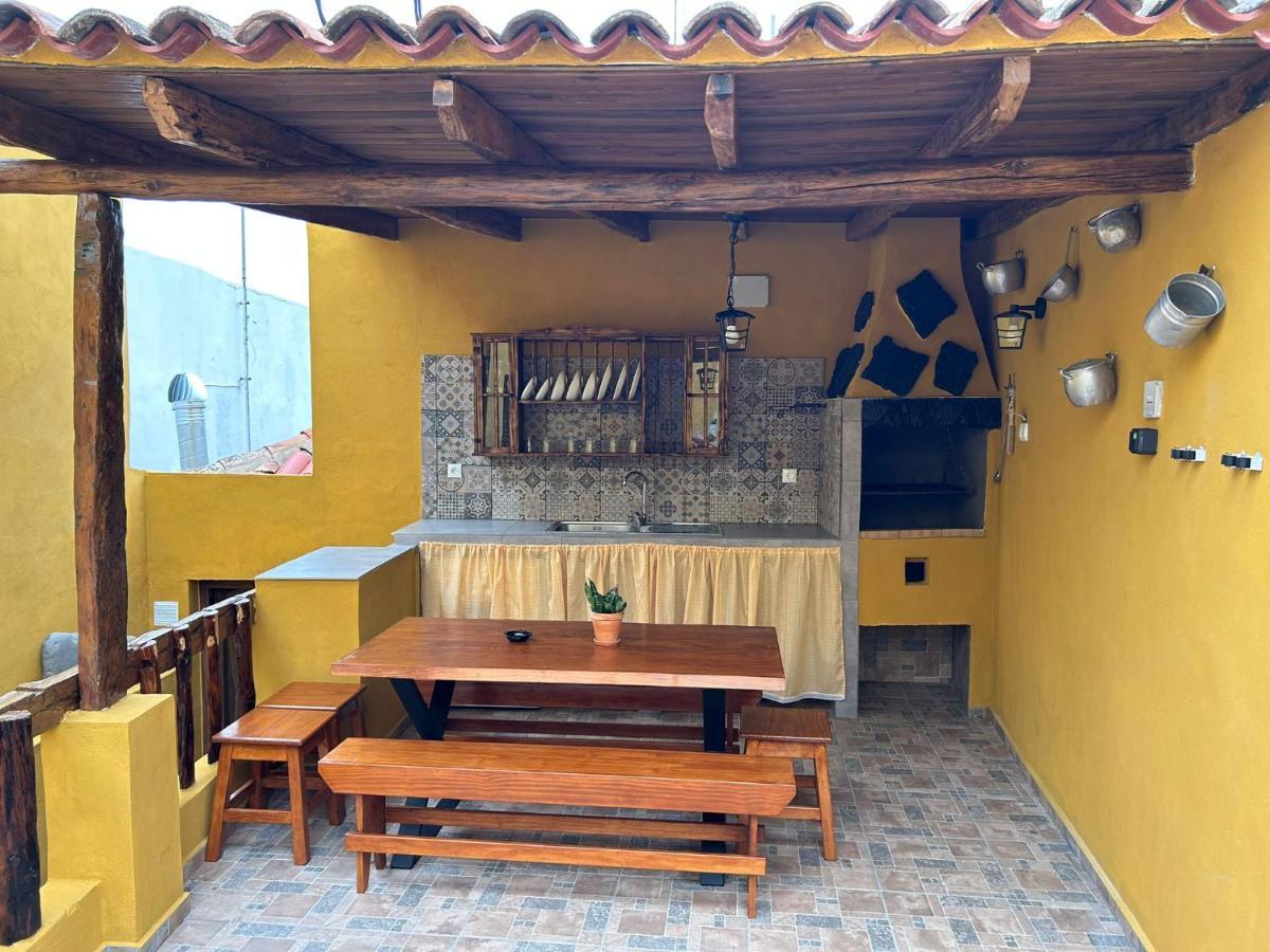 Tradicional Casa Canaria Con Piscina Y Vistas Al Teide Ікод-де-лос-Вінос Екстер'єр фото