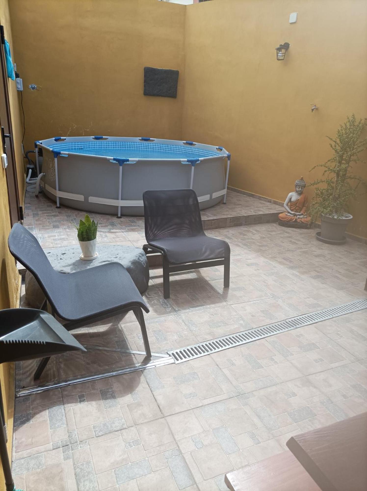 Tradicional Casa Canaria Con Piscina Y Vistas Al Teide Ікод-де-лос-Вінос Екстер'єр фото