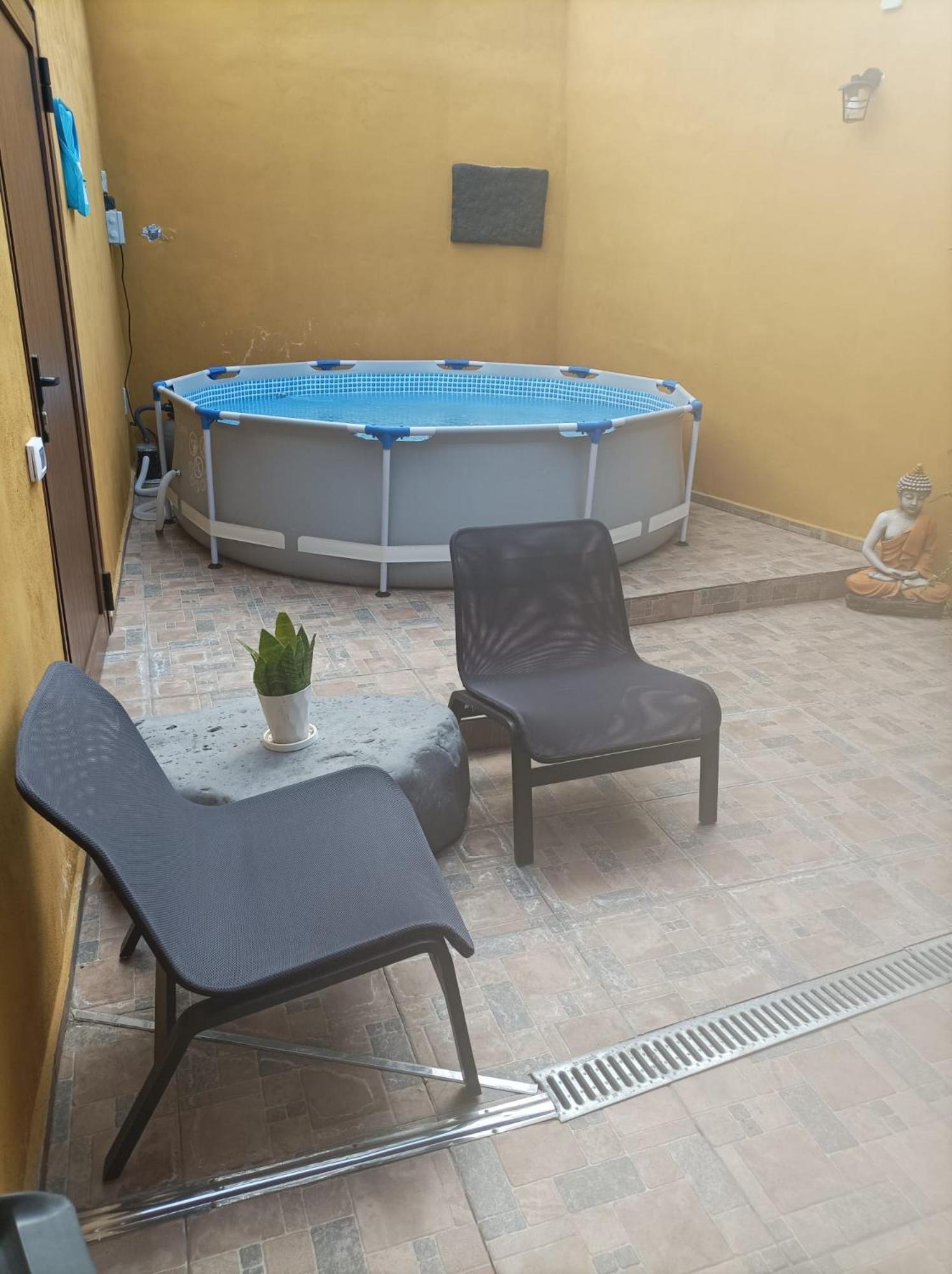 Tradicional Casa Canaria Con Piscina Y Vistas Al Teide Ікод-де-лос-Вінос Екстер'єр фото